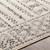 grey geometric rug closeup detail