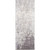silver abstract rug portrait