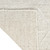 grey ivory calvin klein rug corner fold on white background