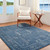 Cyrus Vintage Traditional Blue Rug