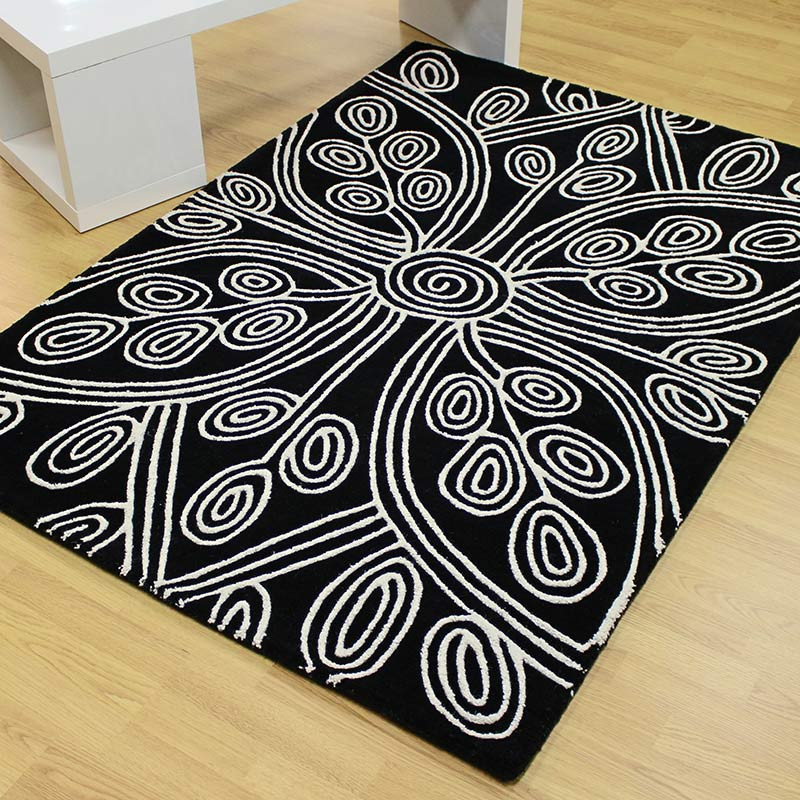 Kaya Black Rug