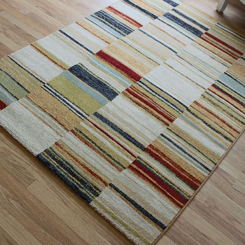 Multi Block Lines Rug Woodstock