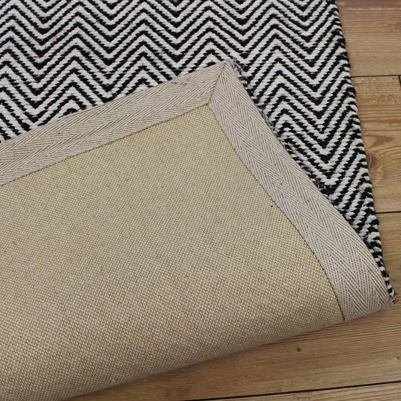 Ives Black White Rugs