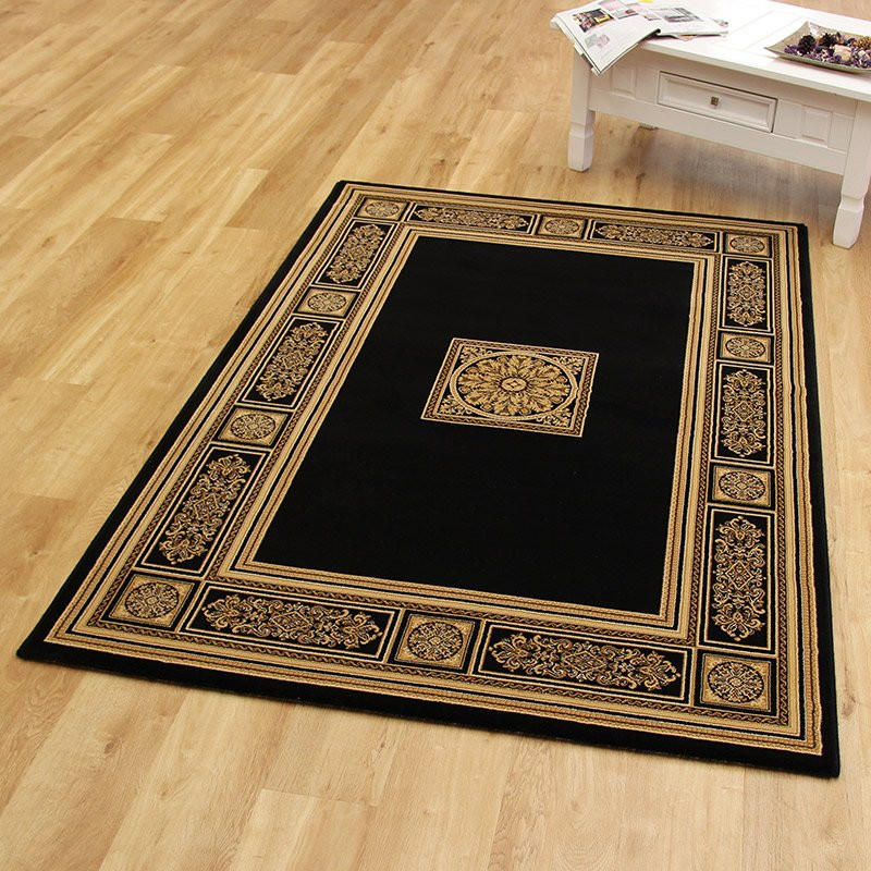 Classic Black Davinci Rug