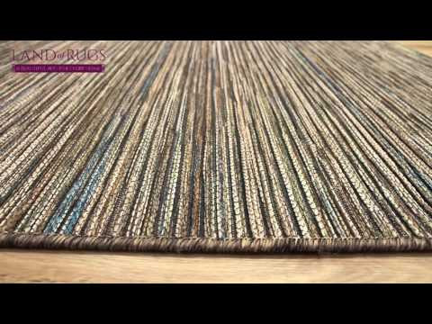 Brighton Rug Barley Blue