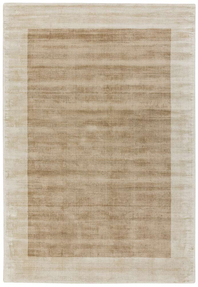 Putty Champagne Blade Border Rug