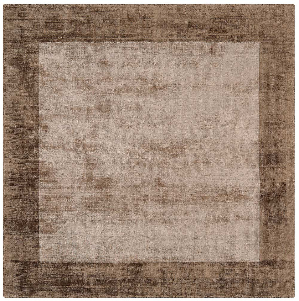 Choco Mocha Blade Border Rug
