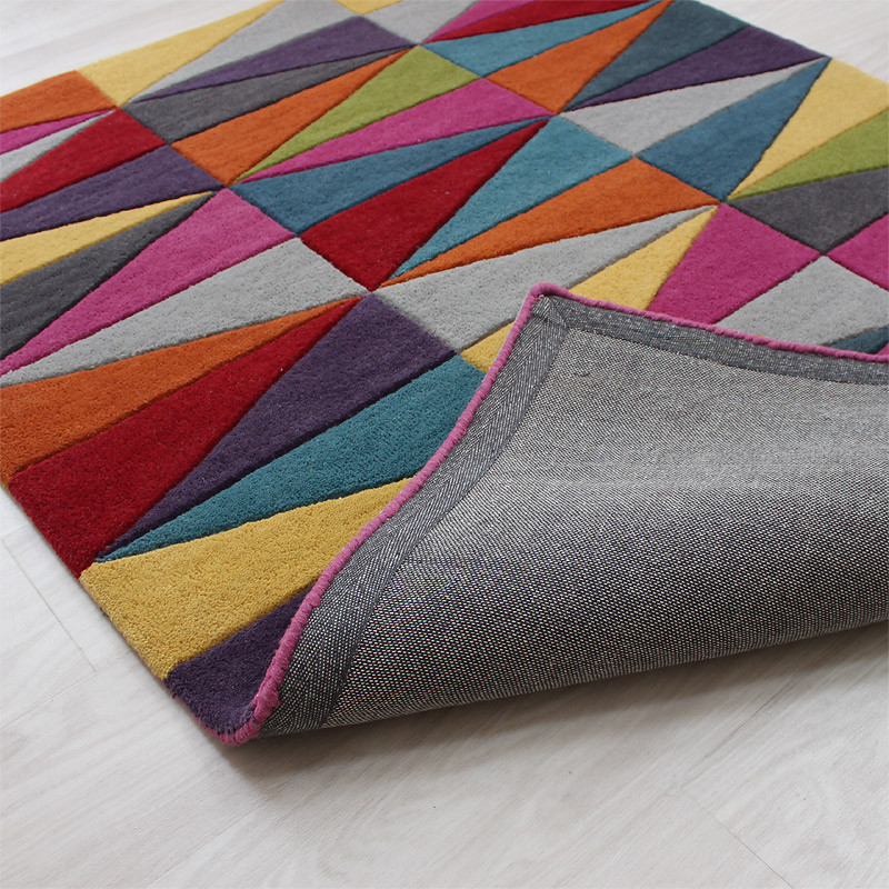 Funk Triangles Rug Multi Colour