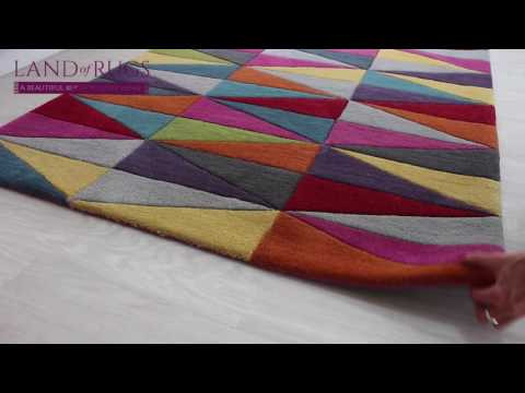 Funk Triangles Rug Multi Colour