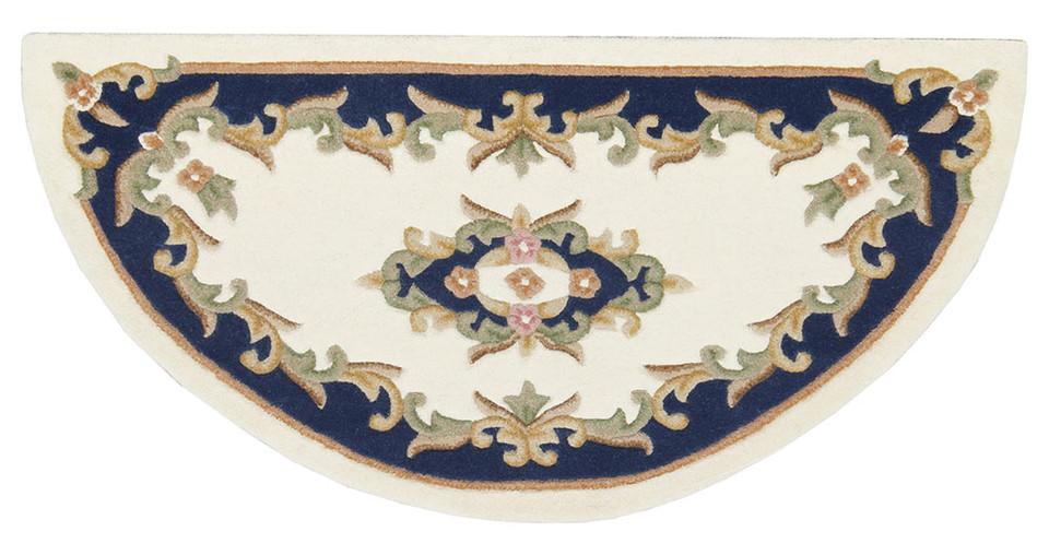 Royal Aubusson Rug Cream Blue