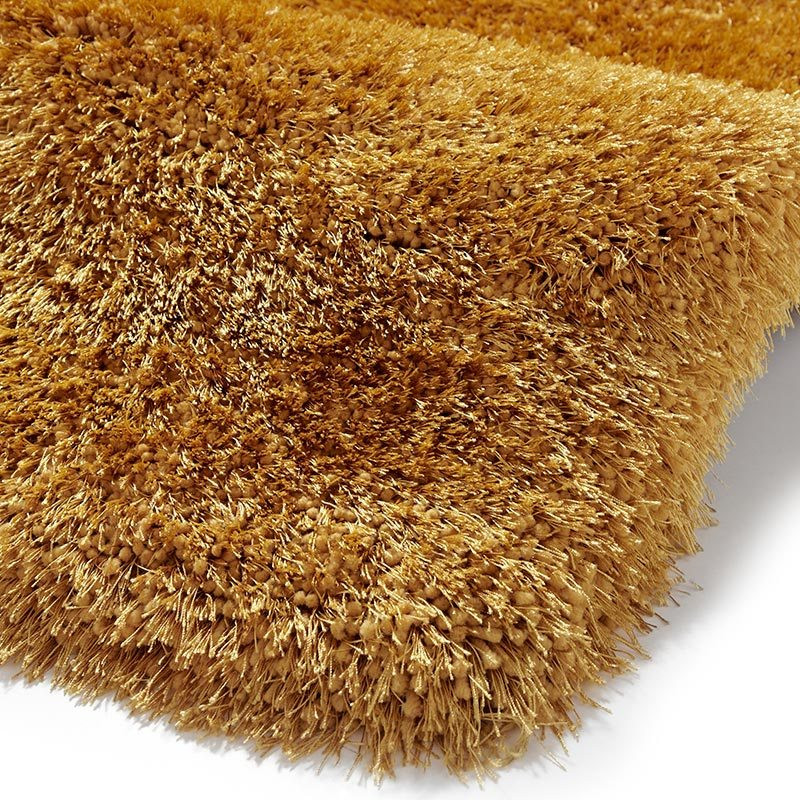 Montana Yellow Shaggy Rug