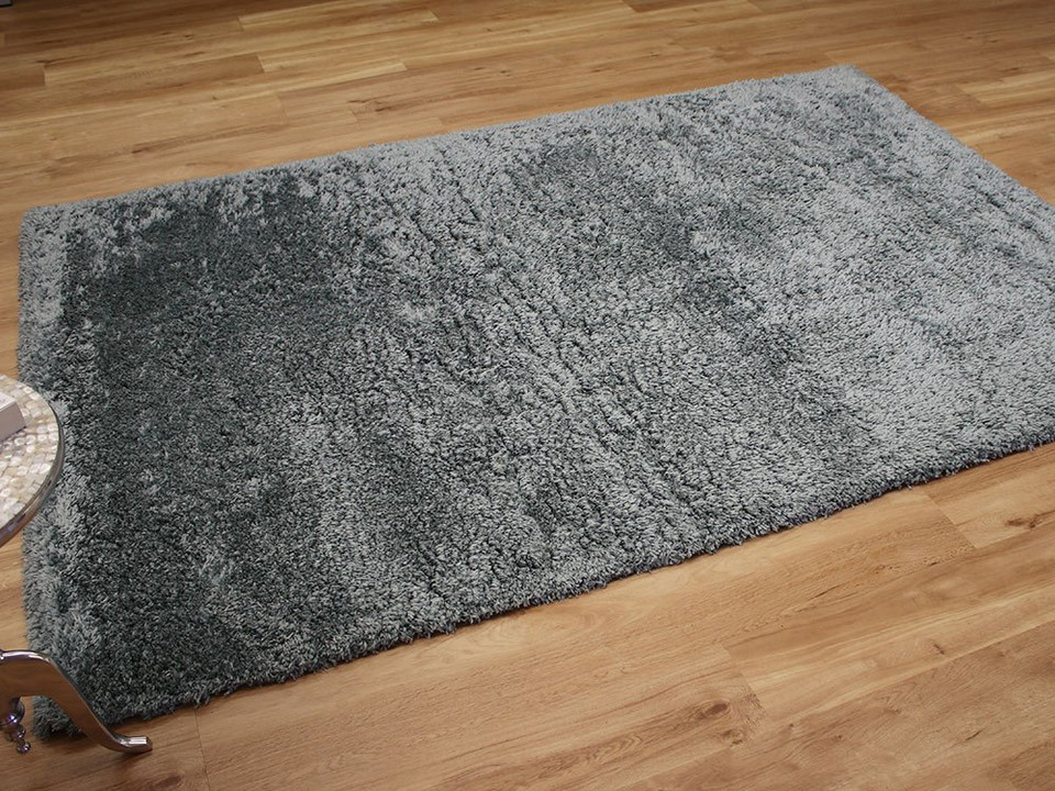 On Sale Angora Shaggy Small Rug Green 80x150cm