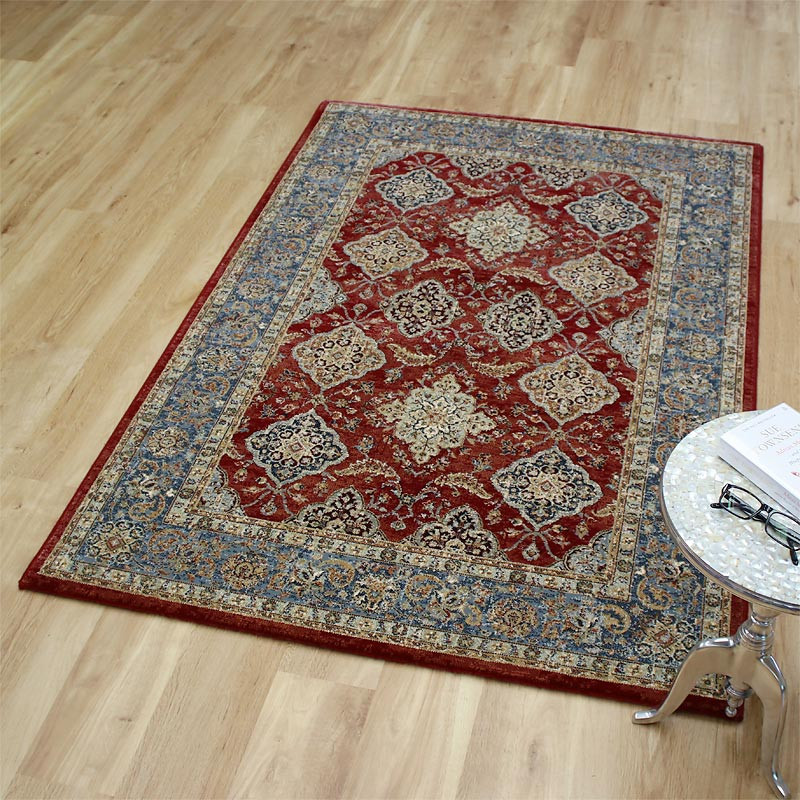 Da Vinci Rug 0163 Red Blue