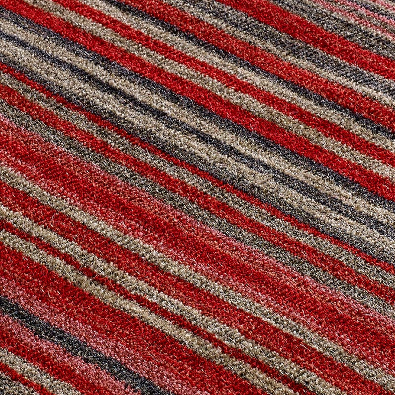 Carter Rug Red Stripe