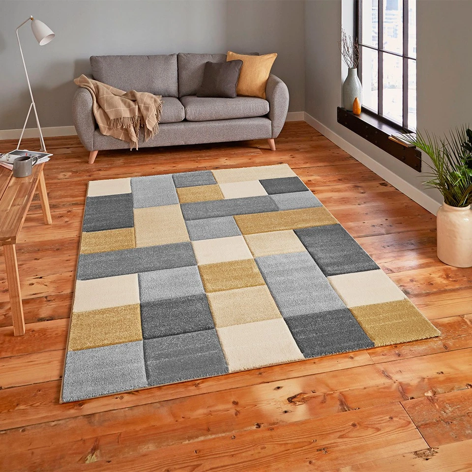 Brooklyn Rug 646 Grey Yellow