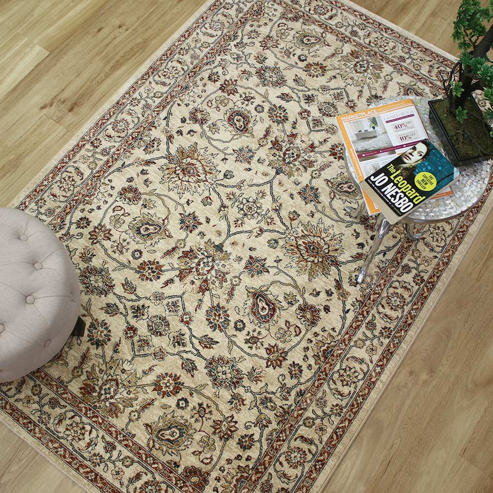 Da Vinci Rug Natural Rust 570166 6484