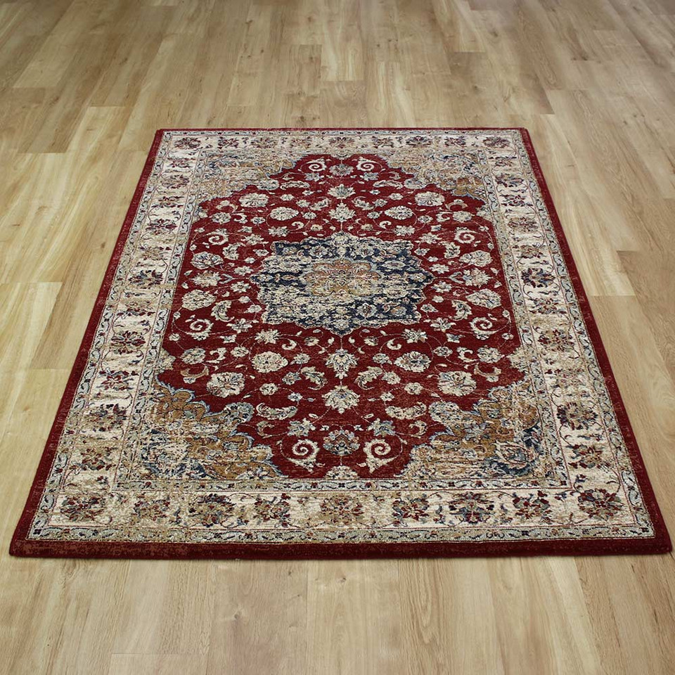 Da Vinci Rug Burgundy Gold 570559 1464