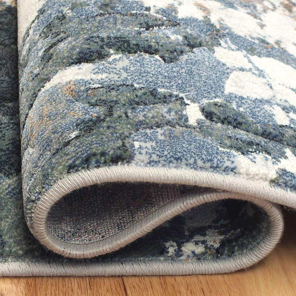 Galleria Rug Blue Abstract 630395 7656