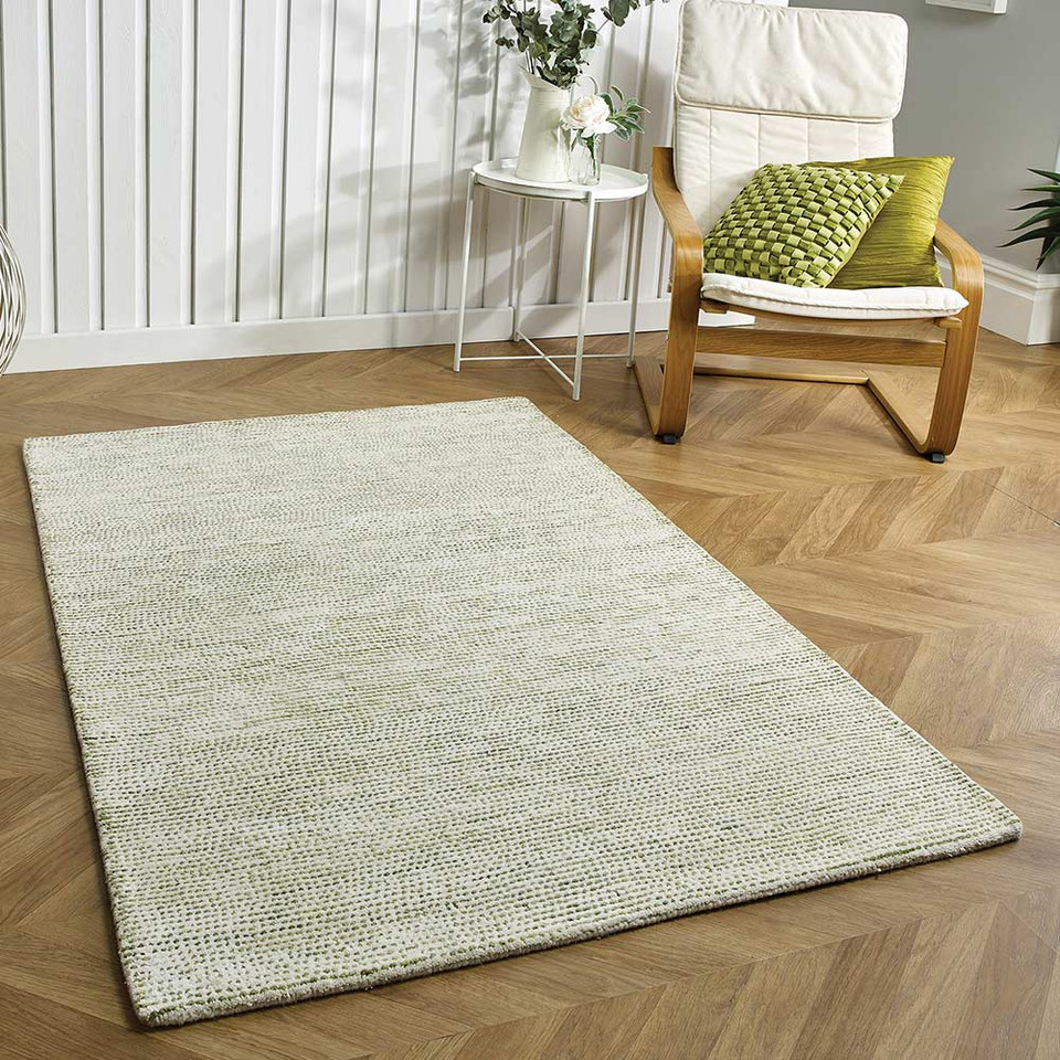 Milano Green Wool Rug