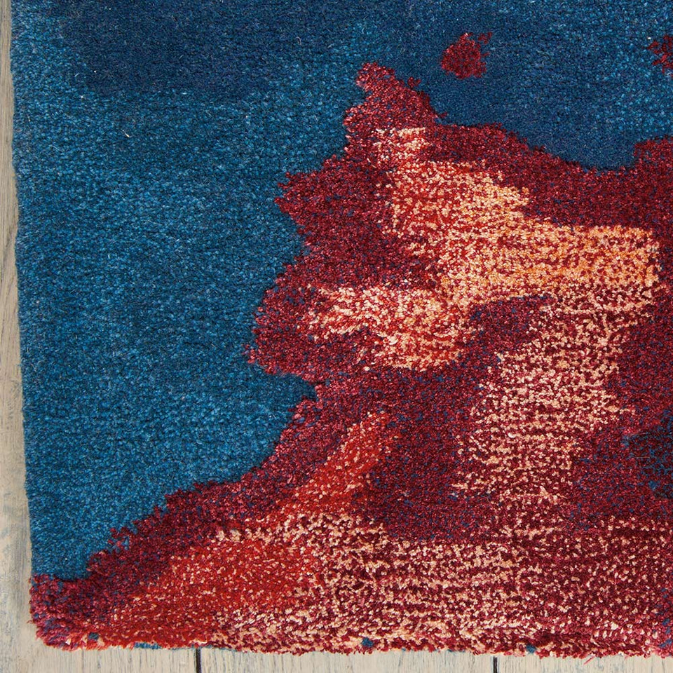 Prismatic Rug PRS13 Blue Flame