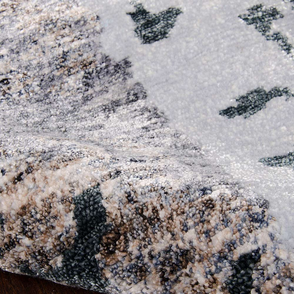 Silk Shadows Rug SHA16 Silver Grey