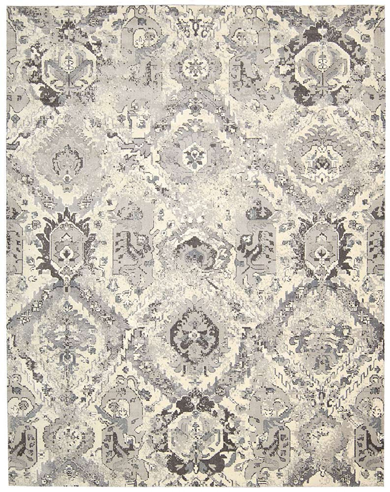 Ivory Grey Twilight Rug Persian Fade TWI03