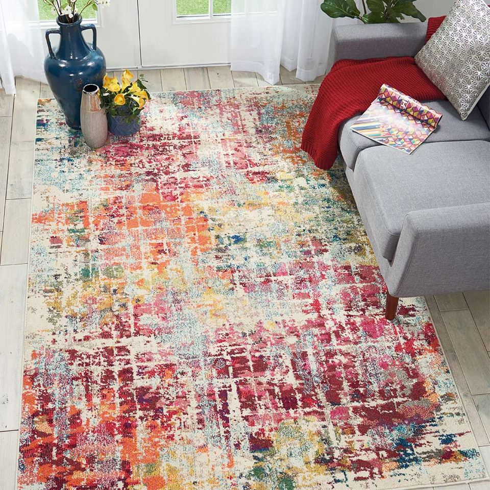 Celestial Rug CES13 Pink Multi