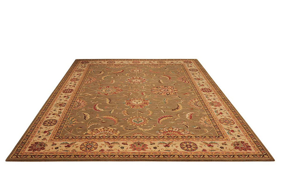 Living Treasures Woolen Rug Green LI04