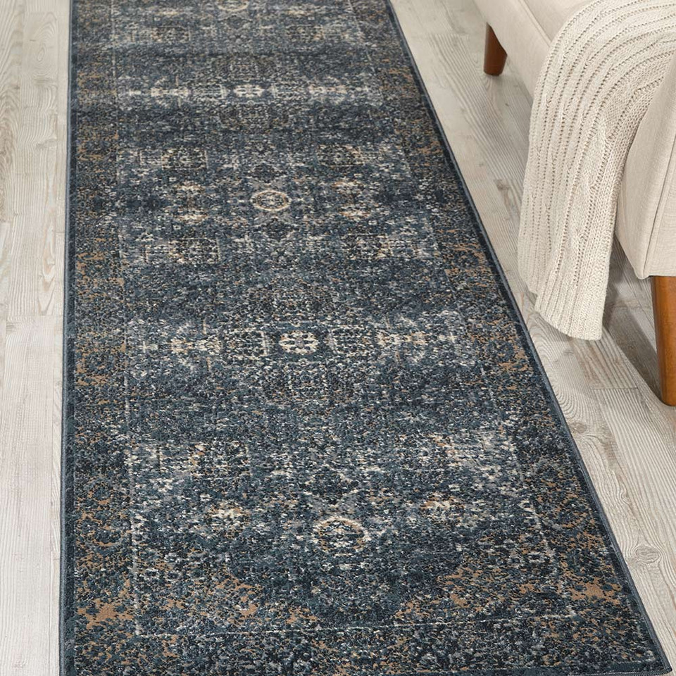 Kathy Ireland Rug Malta MAI01 Navy