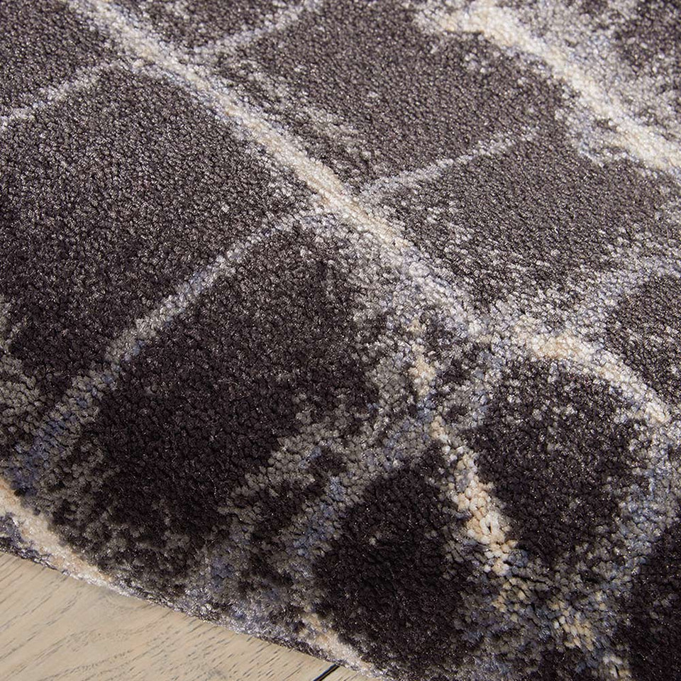 Snakeskin Maxell Rug MAE09 Charcoal