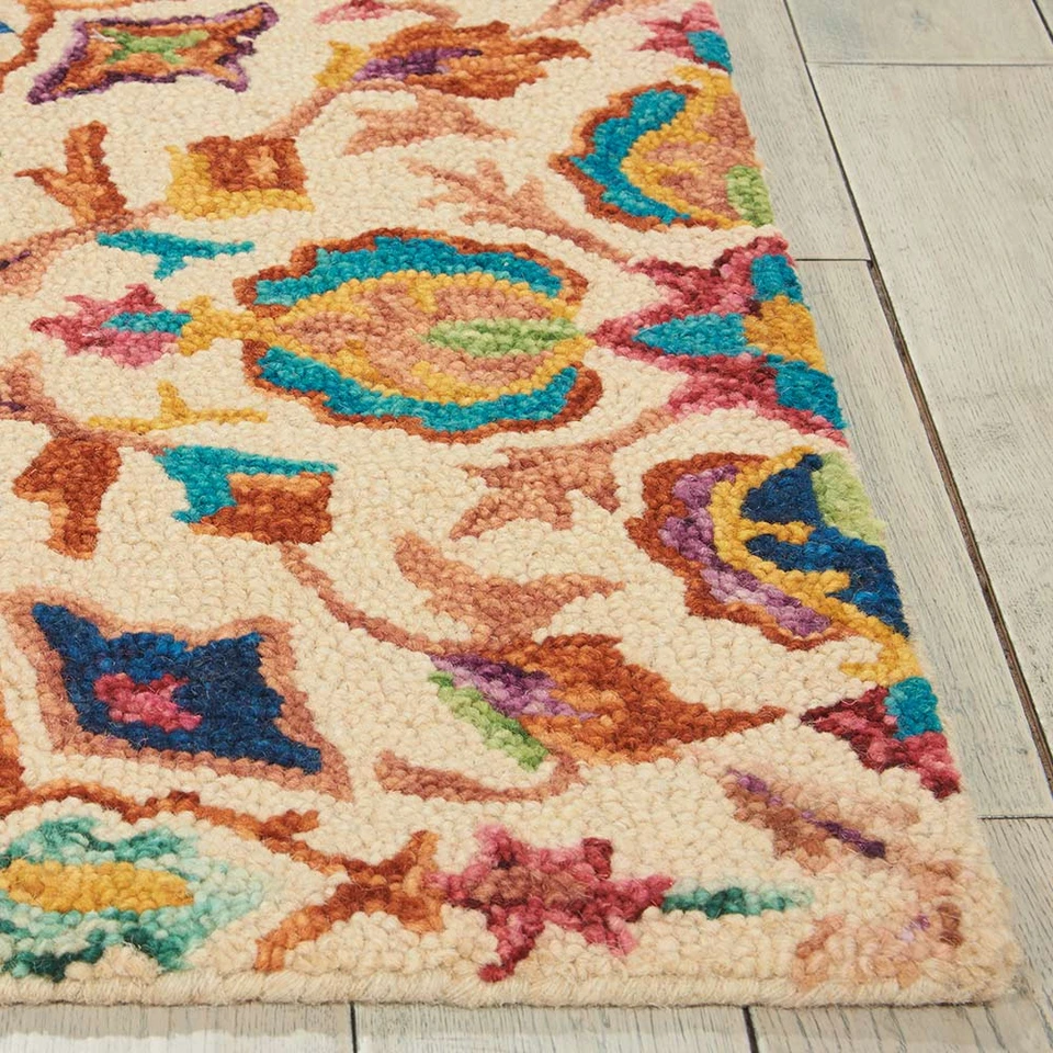 Vibrant Wool rug Ivory VIB08