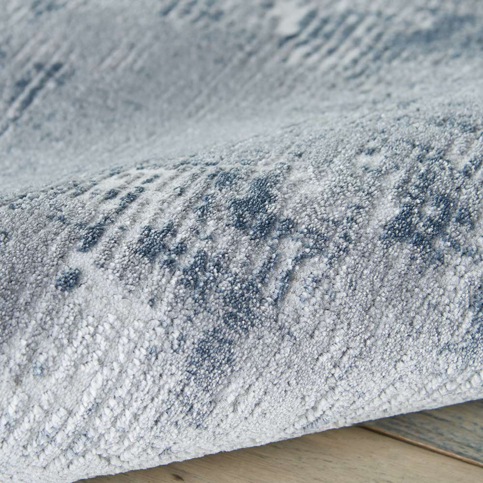 Rustic Textures RUS05 Grey Abstract Rug