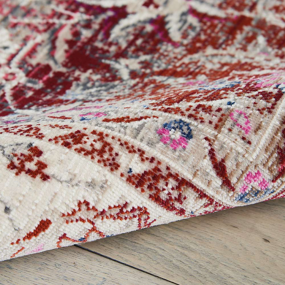 Red Vintage Kashan Rug VKA01