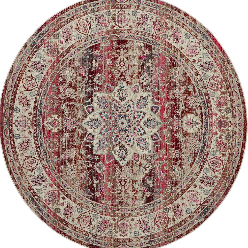 Red Vintage Kashan Rug VKA01