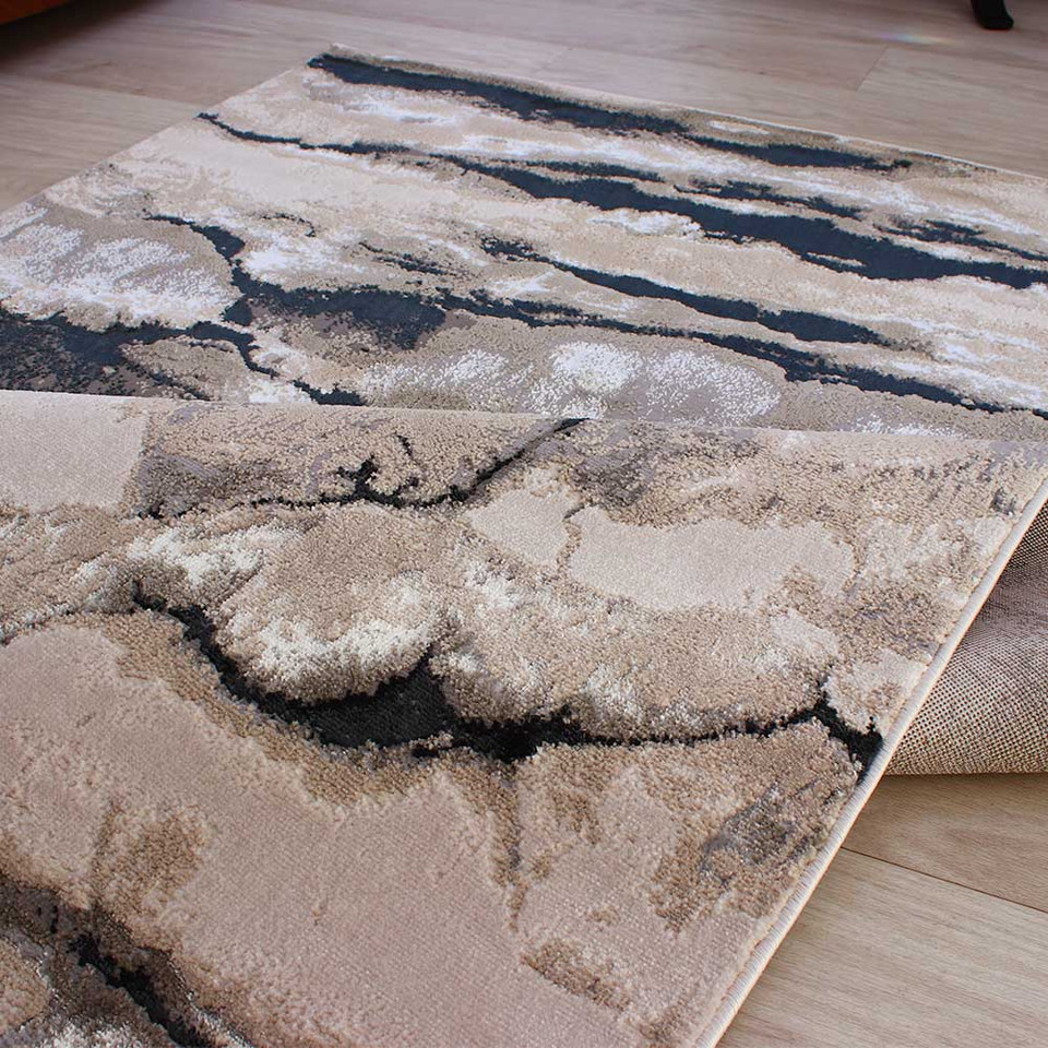 Aurora Rug AU05 Quartz Silky Abstract