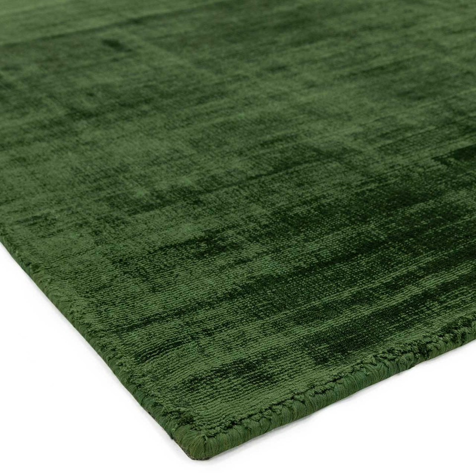 Blade Rug Green Colour Handwoven