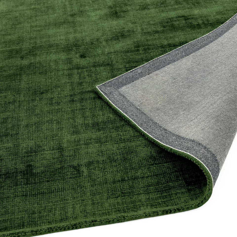 Blade Rug Green Colour Handwoven