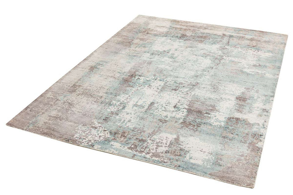 Gatsby Silky Rug Blue
