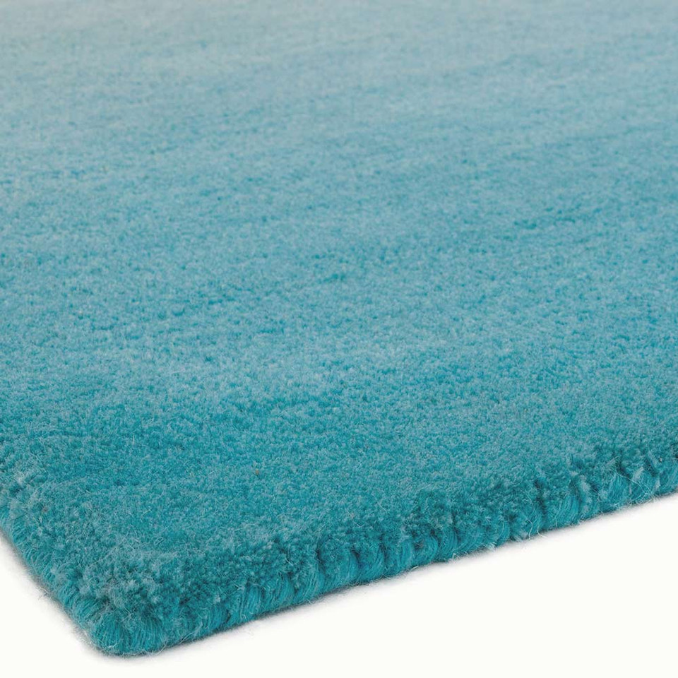 Ombre Rug OM03 Blue Wool