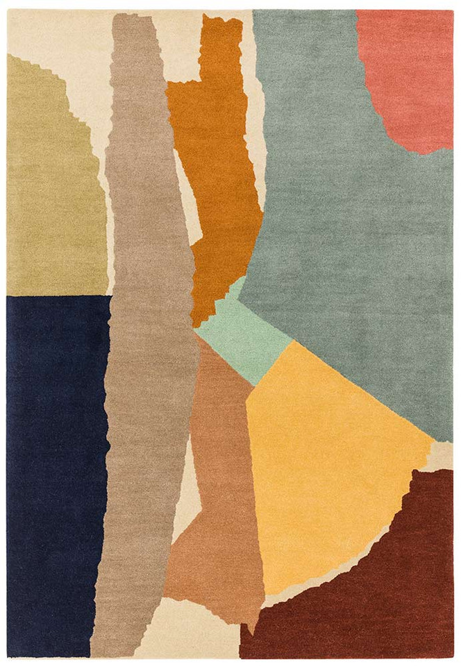 Reef Rug RF14 Abstract Multi Wool