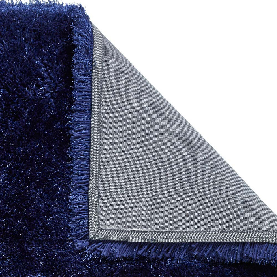 Montana Shaggy Rug Dark Navy
