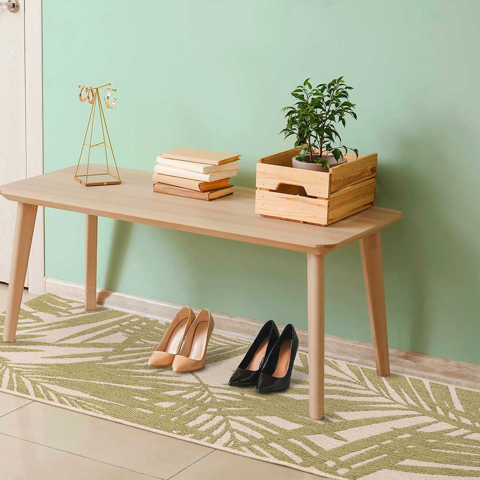 Patio 15 Green Palm Rug
