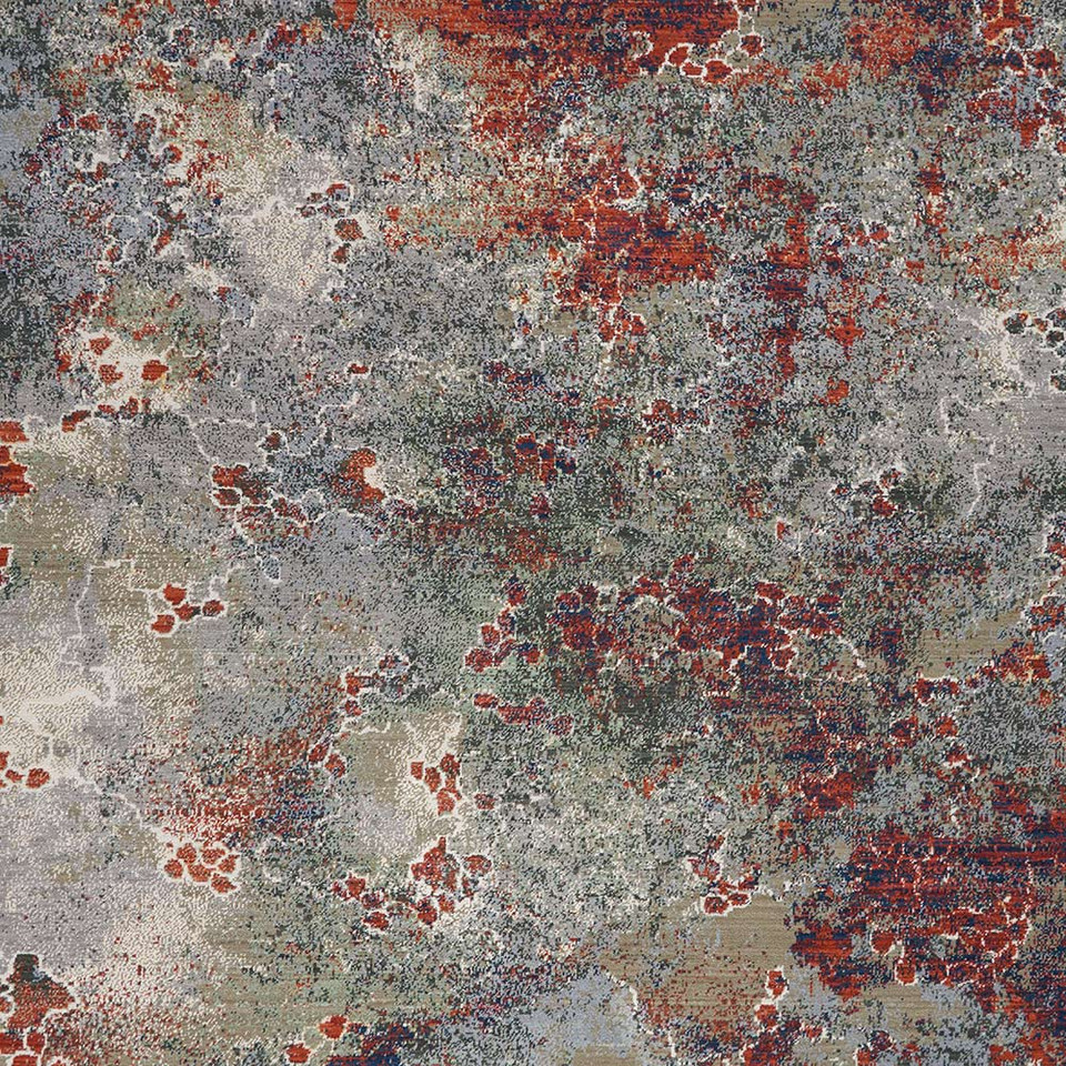 Abstract Artworks ATW02 Sea Foam Brick Rug