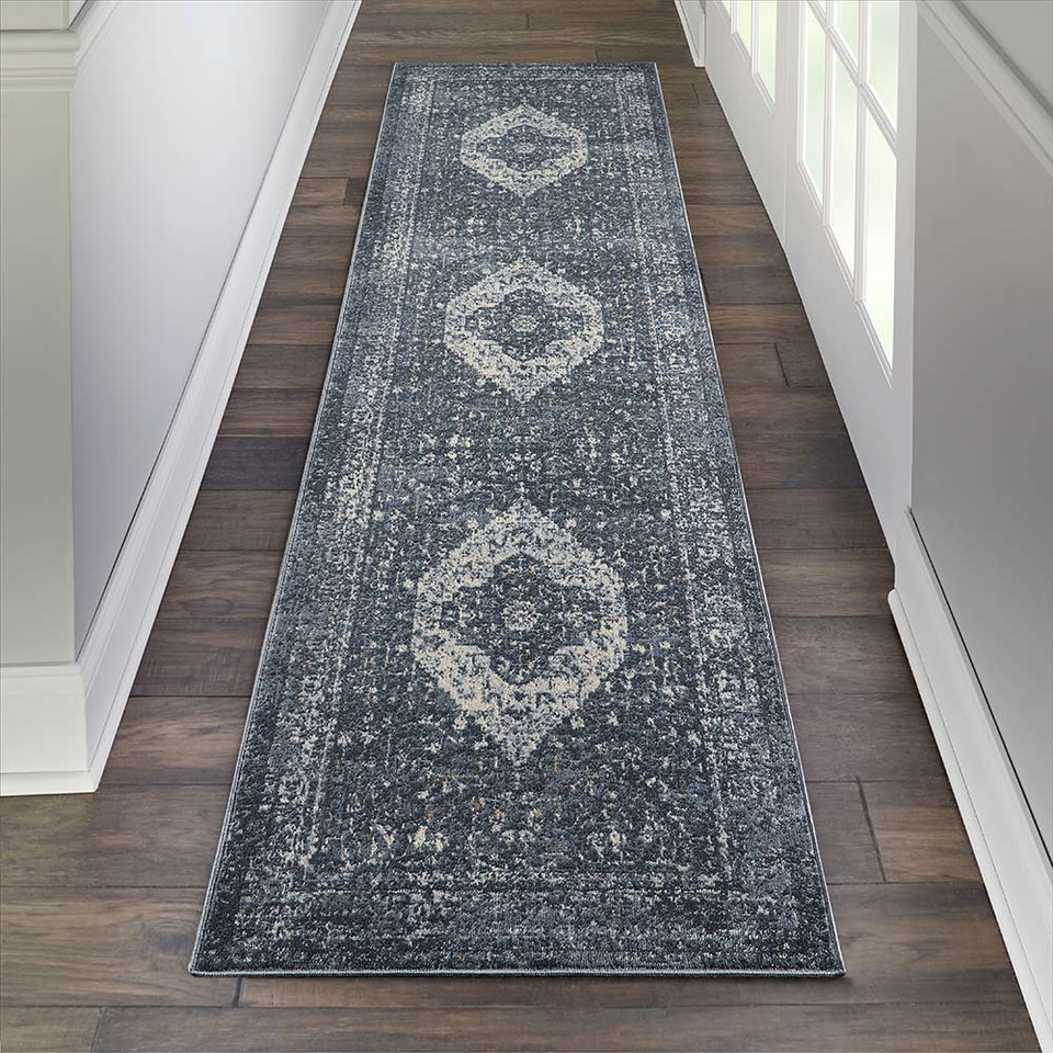 Traditional KI25 Malta MAI11 Navy Rug