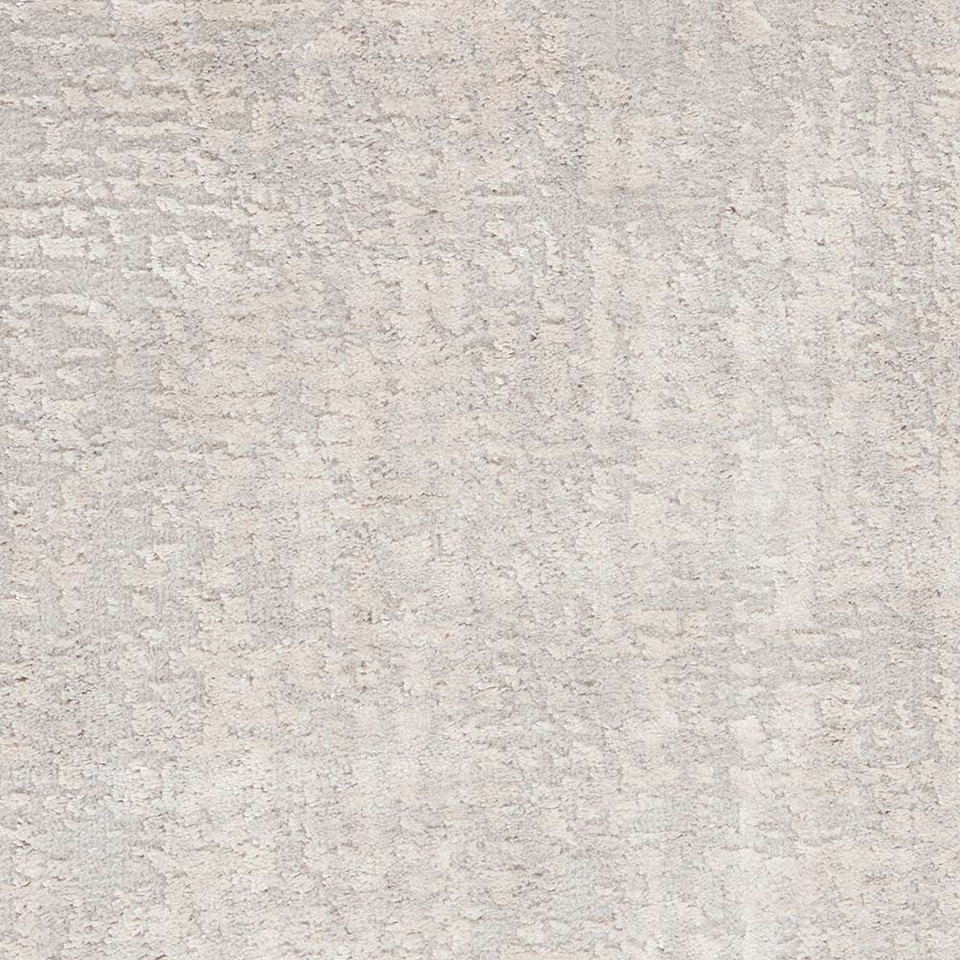 Abstract Silky Textures SLY01 Ivory Grey Rug