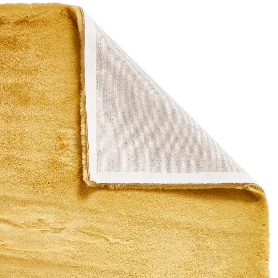 Teddy Soft Shaggy Yellow Rug