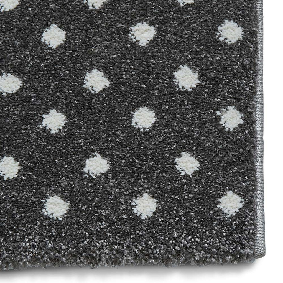 Brooklyn 20340 Childrens Moons and Stars Blue and Grey Rug