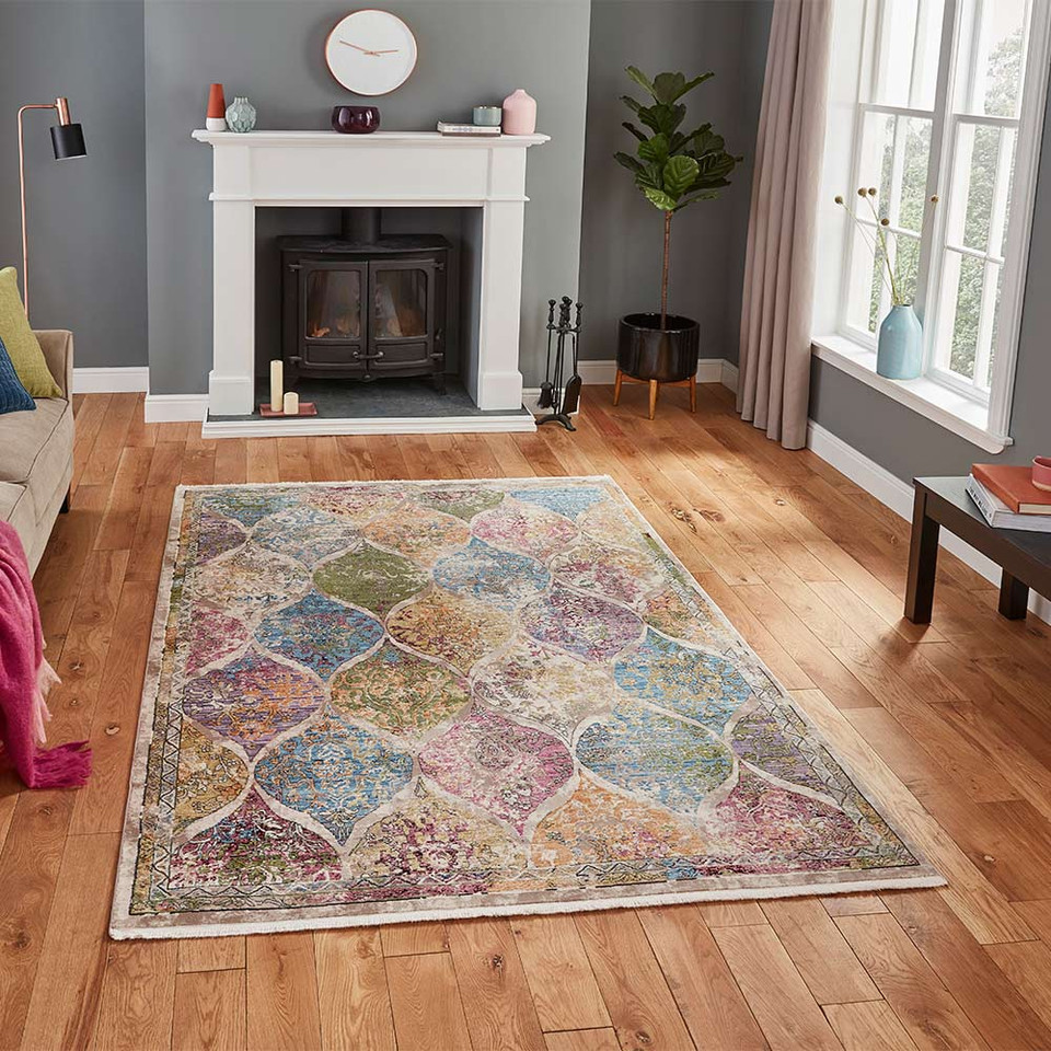 Athena 24021 Traditional Multi Coloured Rug