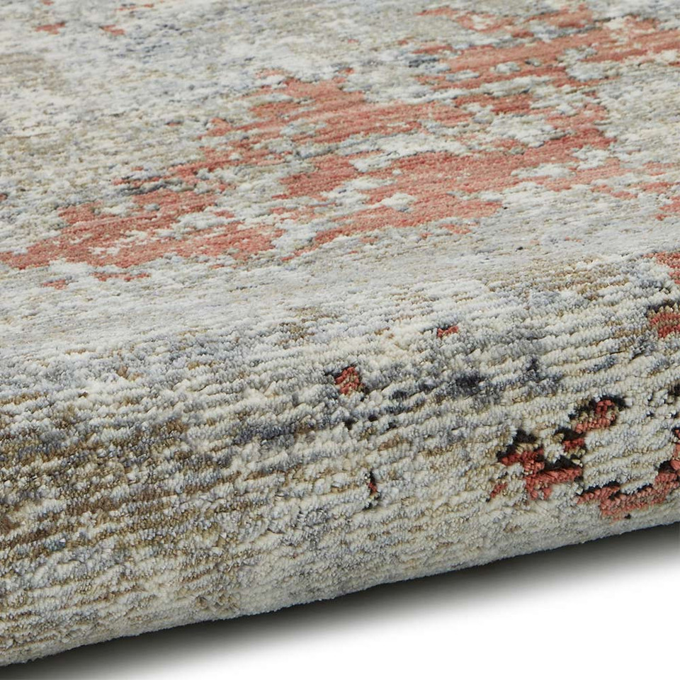 Athena 18597 Abstract Grey Terracotta Rug
