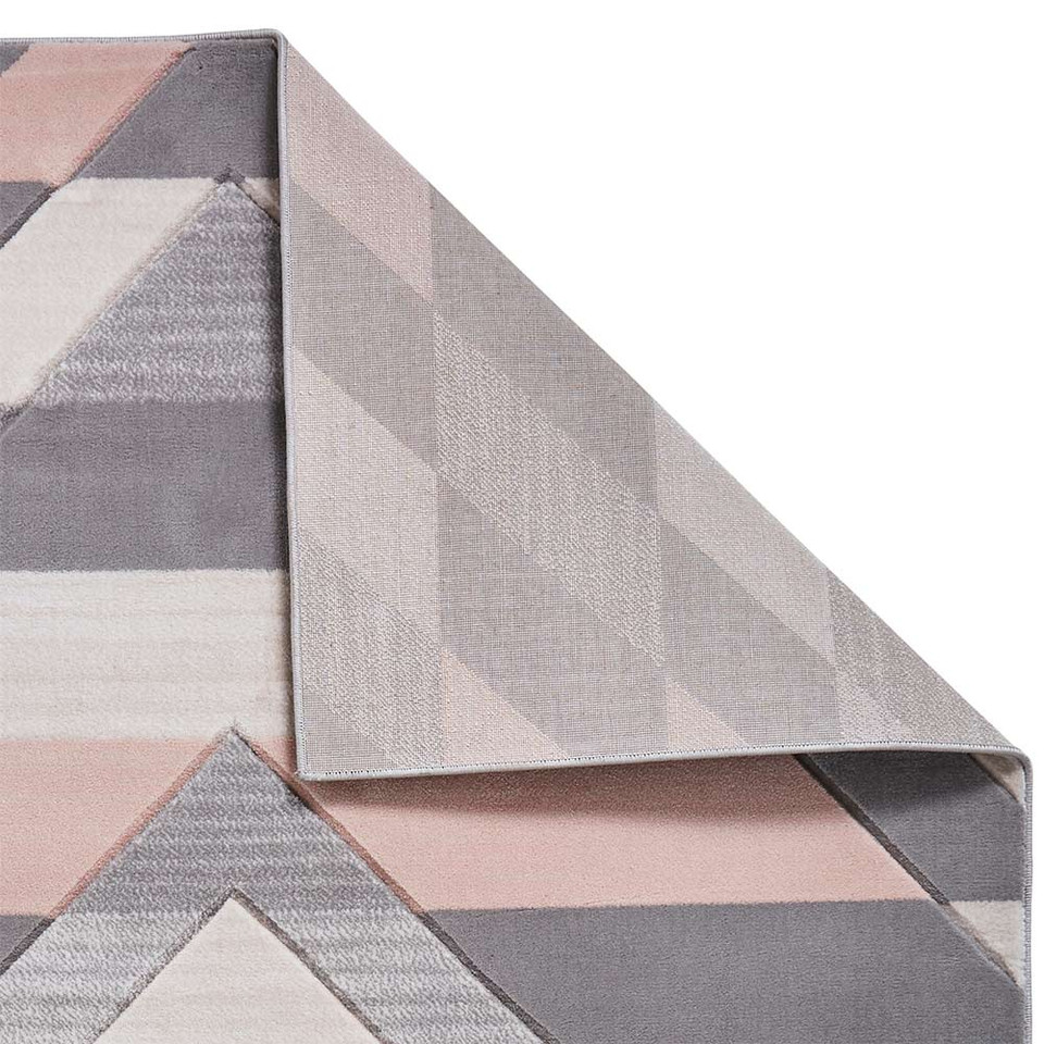Pembroke G2075 Geometric Grey Rose Rug